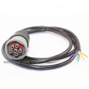 Cable, Female J1708 (6pin) to Open End, 6ft, 9pins Wired
